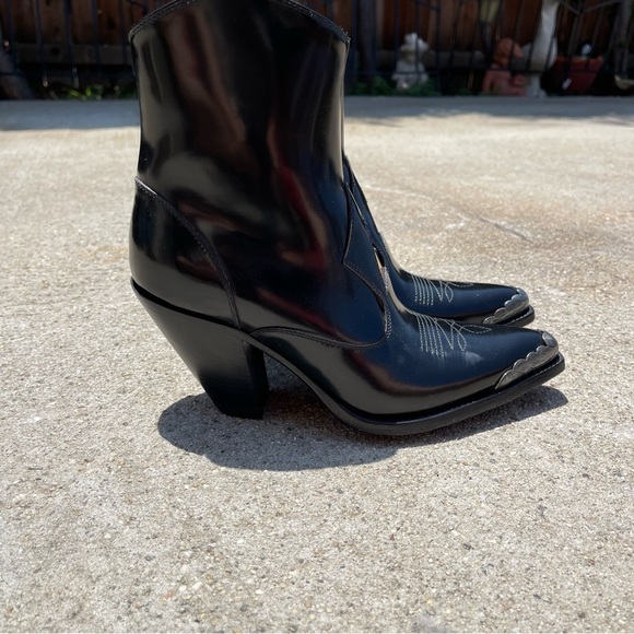 Golden Goose Black Nora Leather Cowboys boots - Picture 12 of 13